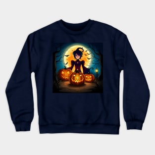 Cute Witch's Night Out Crewneck Sweatshirt